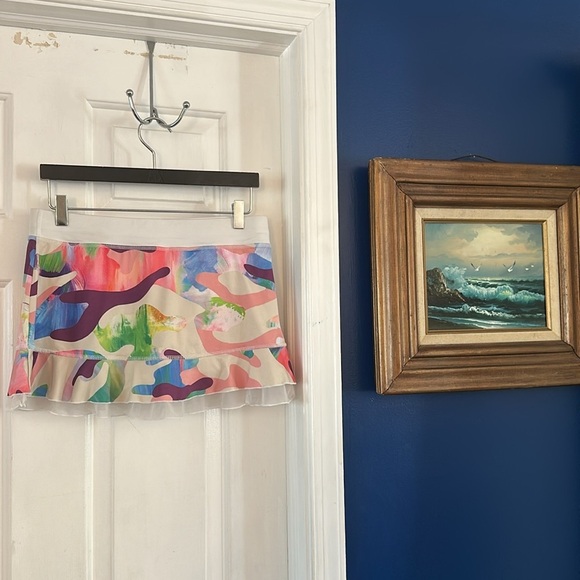 Women Sofibella UV Colors Print 14 Inch Womens Tennis Skort Size Medium - Picture 6 of 8